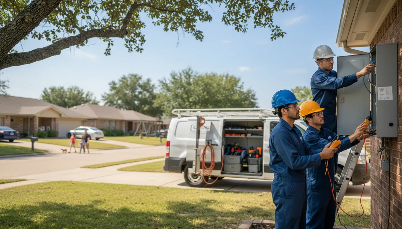 Certified electrician providing emergency electrical services in Yucca, AZ